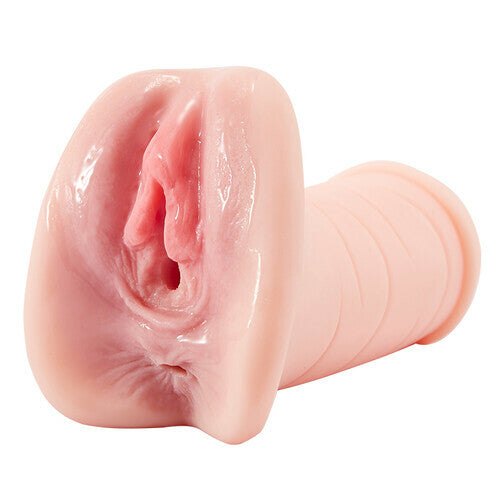 Dual-Channel Ribbed Pocket Pussy - Male Masturbator