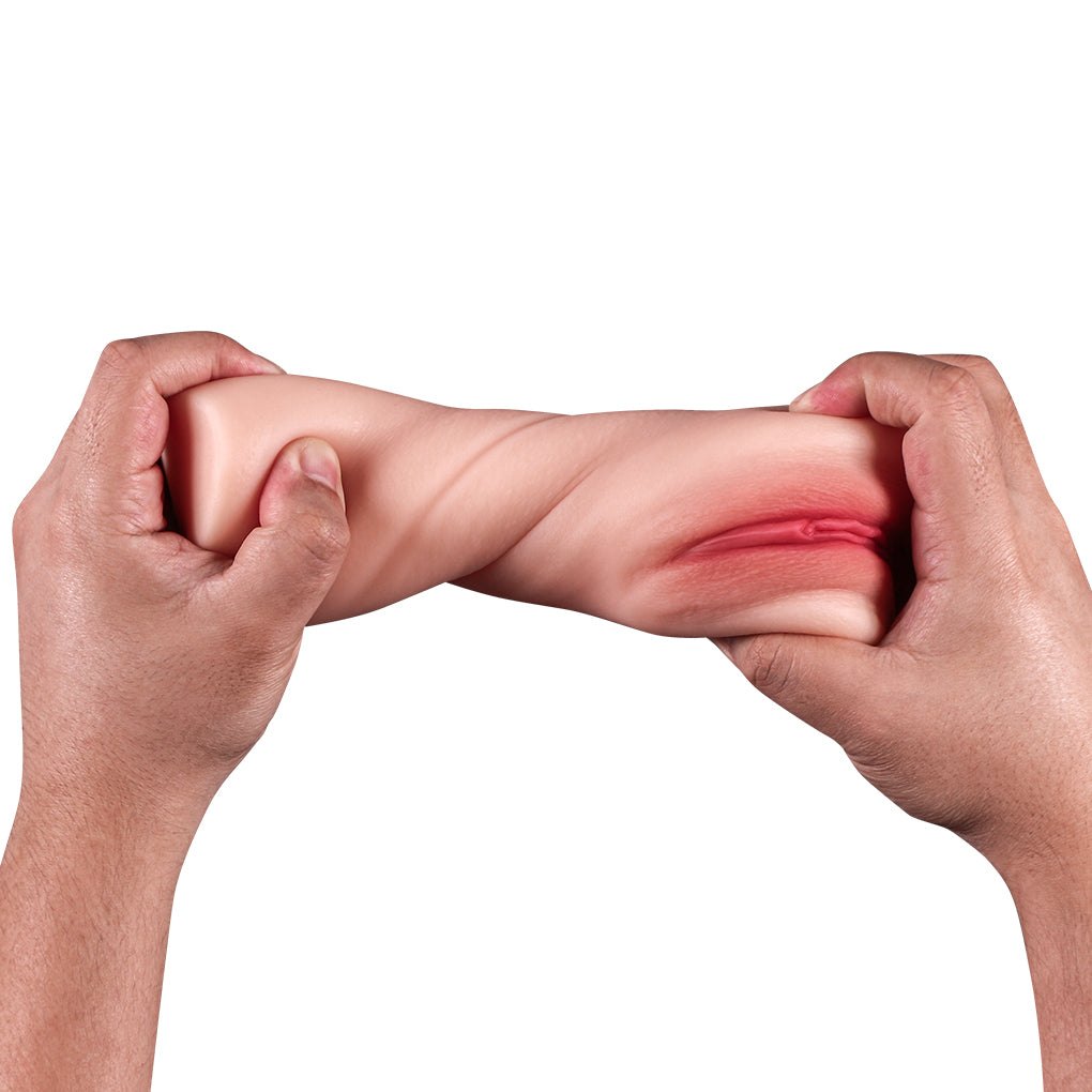 Dual-Channel Stroker, Medical-Grade - Male Masturbator