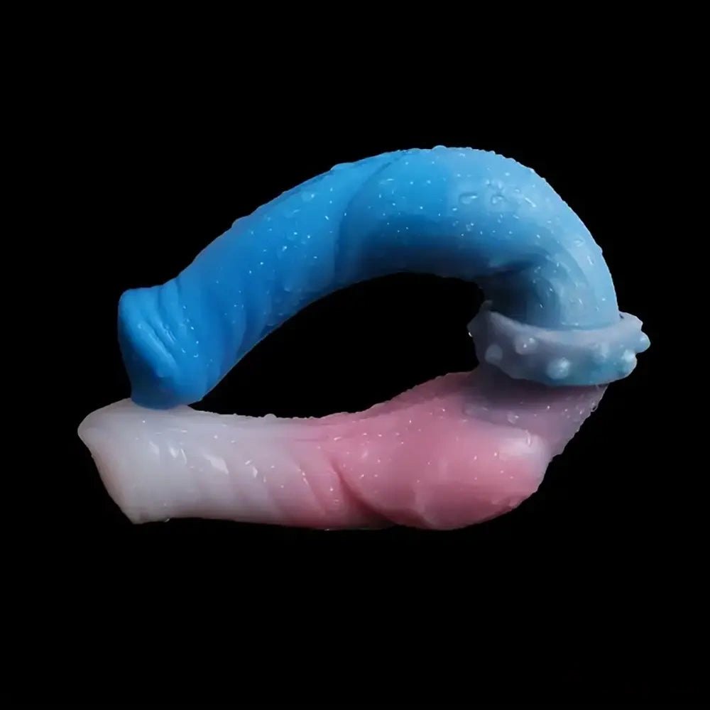 Dual Color Double Ended Dildo - Flexible Double Dildo