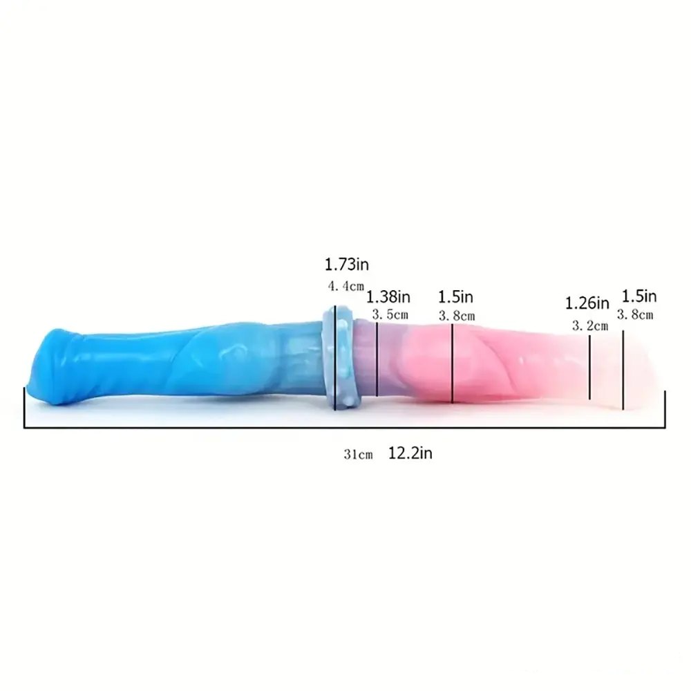 Dual Color Double Ended Dildo - Flexible Double Dildo