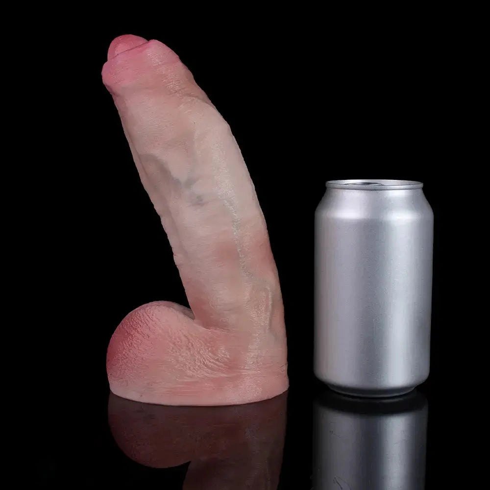 Dual Density Realistic Dildo 8in - Suction Cup Realistic Dildo