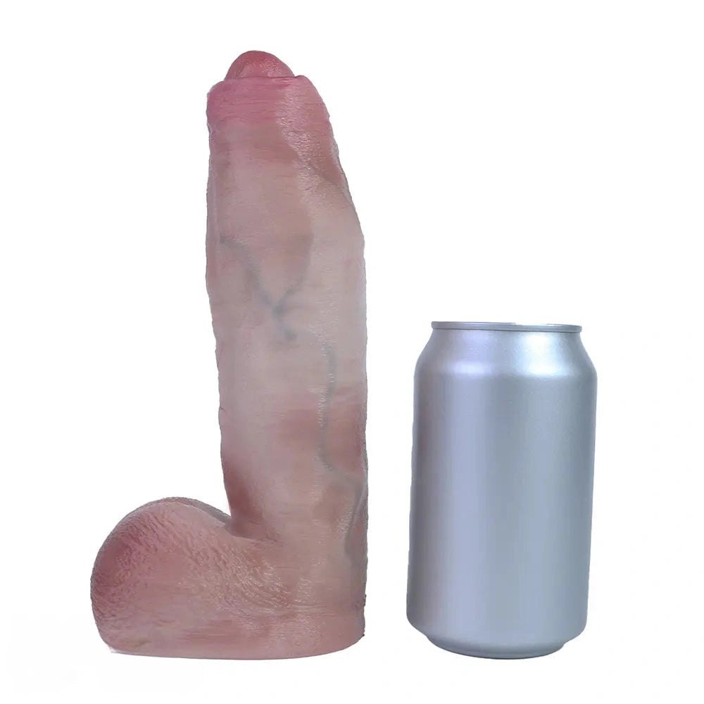 Dual Density Realistic Dildo 8in - Suction Cup Realistic Dildo