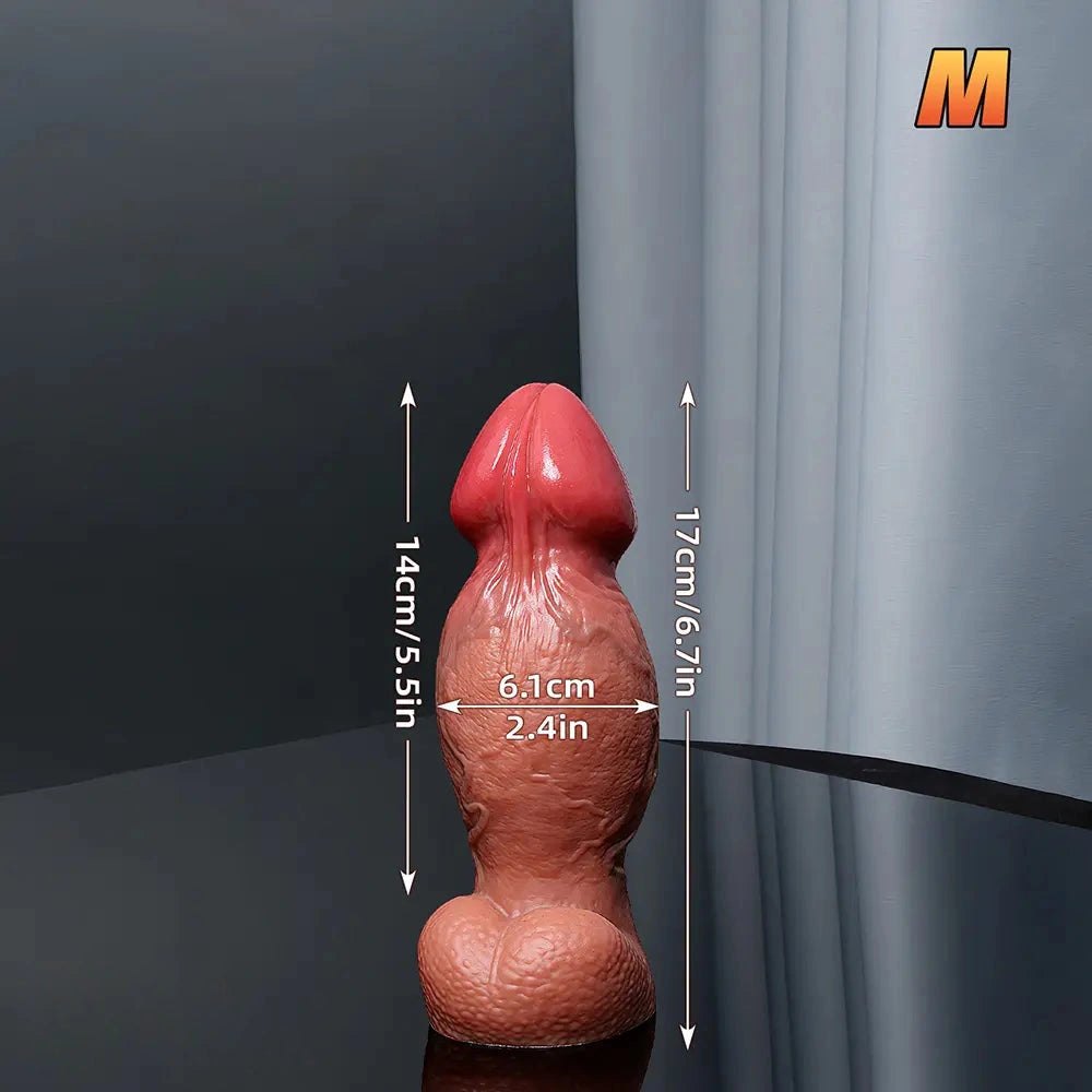 Dual Density Multi-Size Dildo - Realistic Silicone Dildo