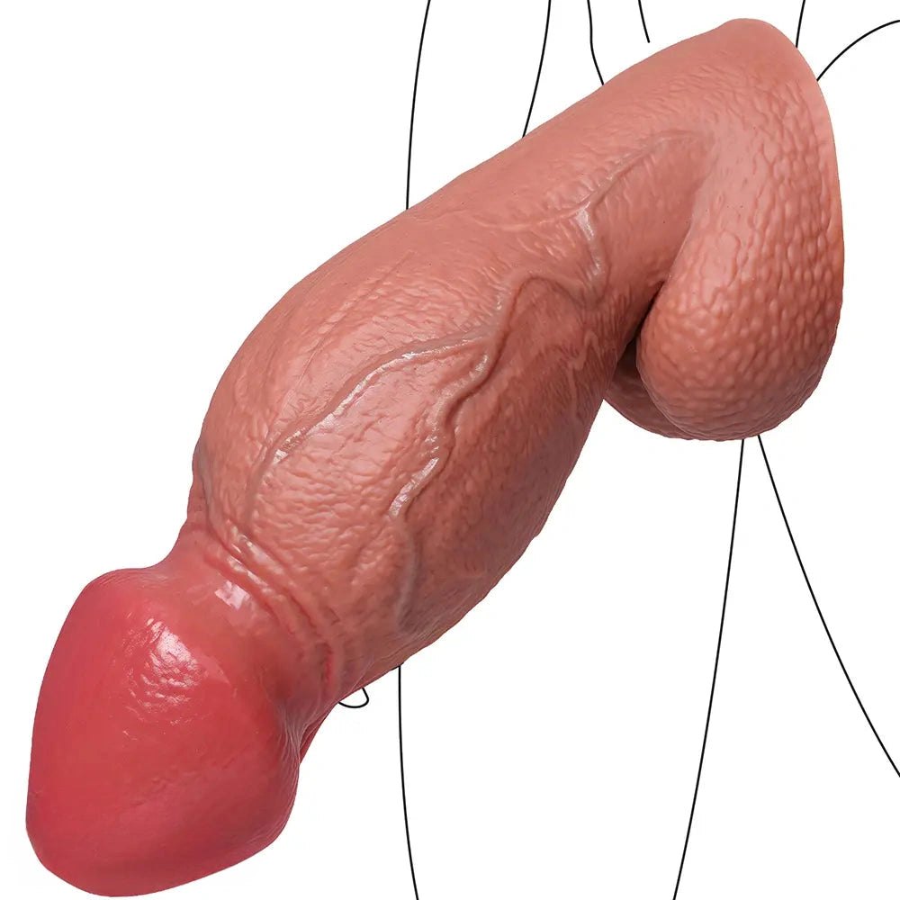 Dual Density Multi-Size Dildo - Realistic Silicone Dildo