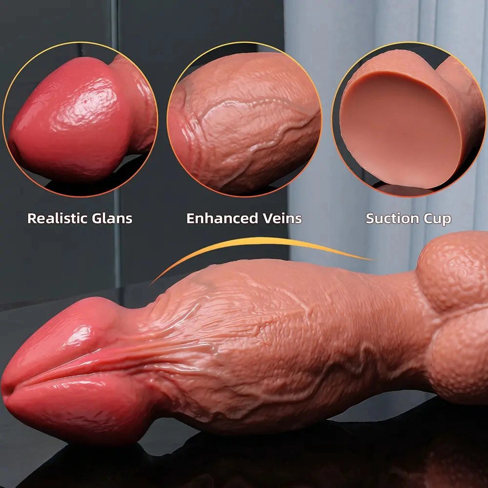 Dual Density Multi-Size Dildo - Realistic Silicone Dildo
