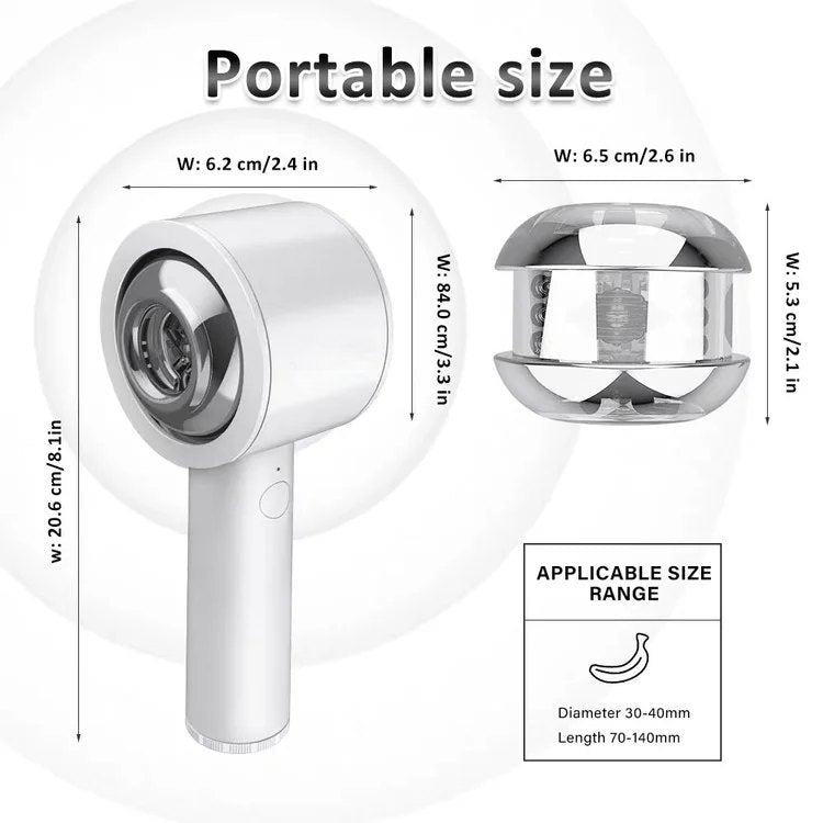 Dual-End Telescopic Handheld Cup - Automatic Male Masturbator