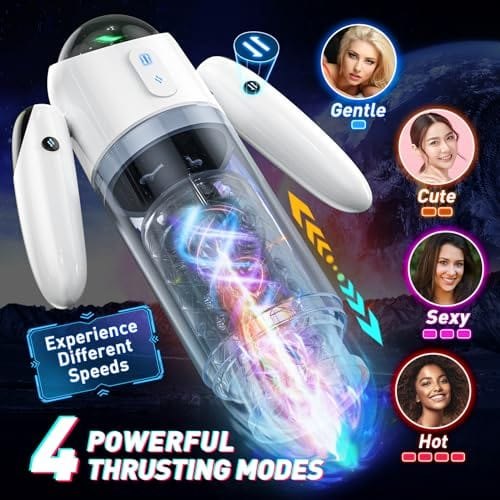Dual Entrance Thrusting Masturbator - Automatic Male Masturbator