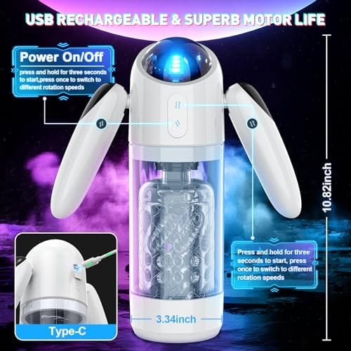 Dual Entrance Thrusting Masturbator - Automatic Male Masturbator