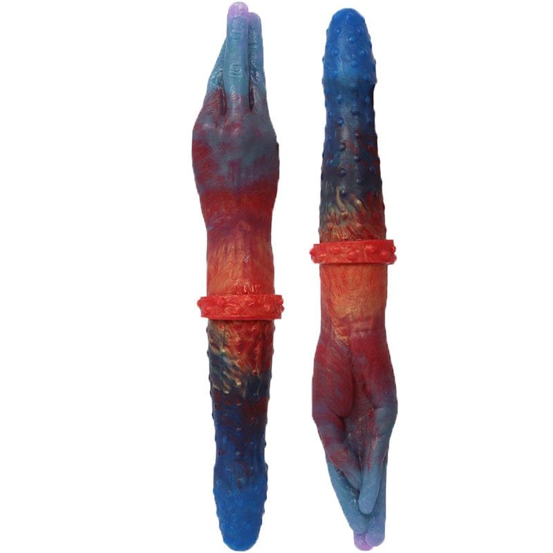Dual Hand Fantasy Dildo - Sculptural Silicone Dildo