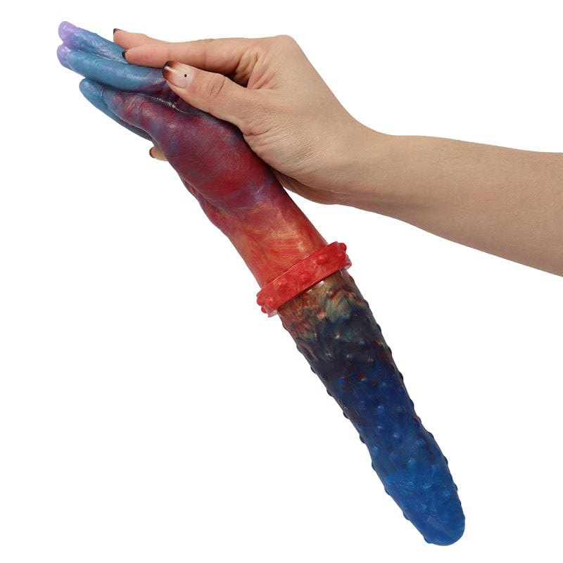 Dual Hand Fantasy Dildo - Sculptural Silicone Dildo