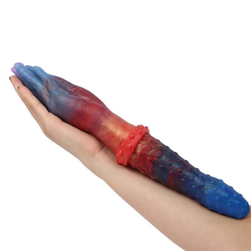 Dual Hand Fantasy Dildo - Sculptural Silicone Dildo