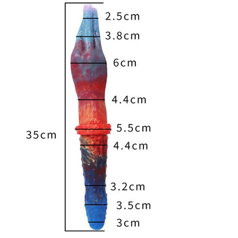 Dual Hand Fantasy Dildo - Sculptural Silicone Dildo