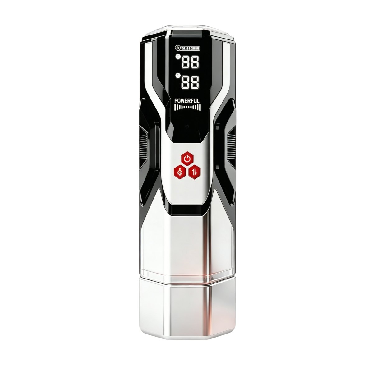 Dual-Handle Rotating Heat Stroker - Male Masturbator