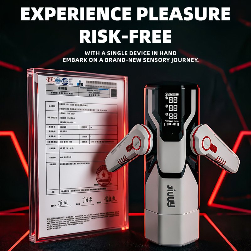 Dual-Handle Rotating Heat Stroker - Male Masturbator
