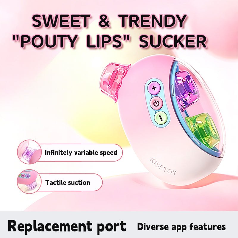 Dual-Head Clitoral Suction Vibe - Clit Sucker Toy