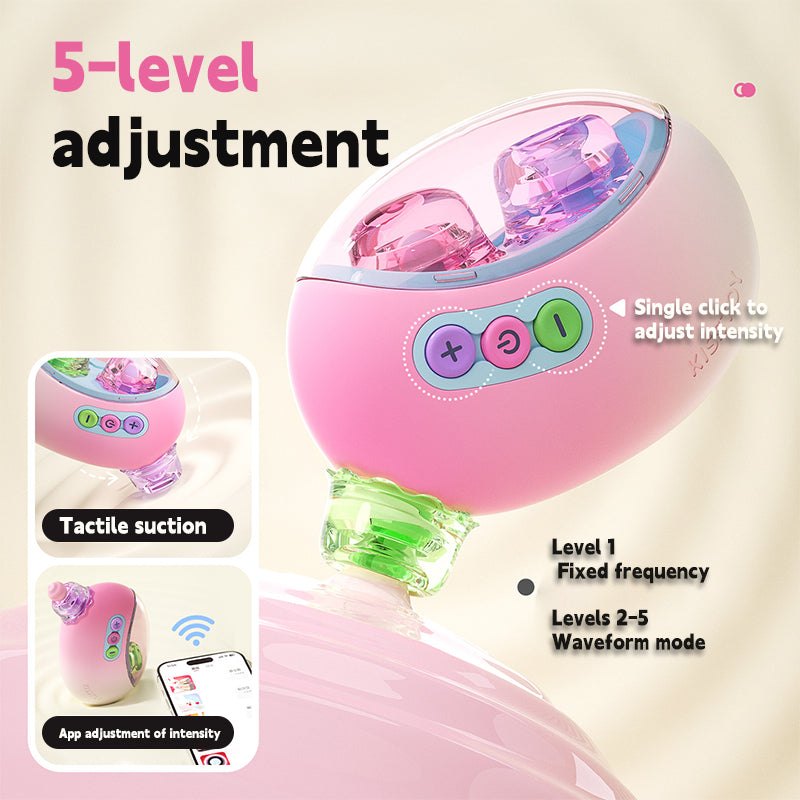 Dual-Head Clitoral Suction Vibe - Clit Sucker Toy