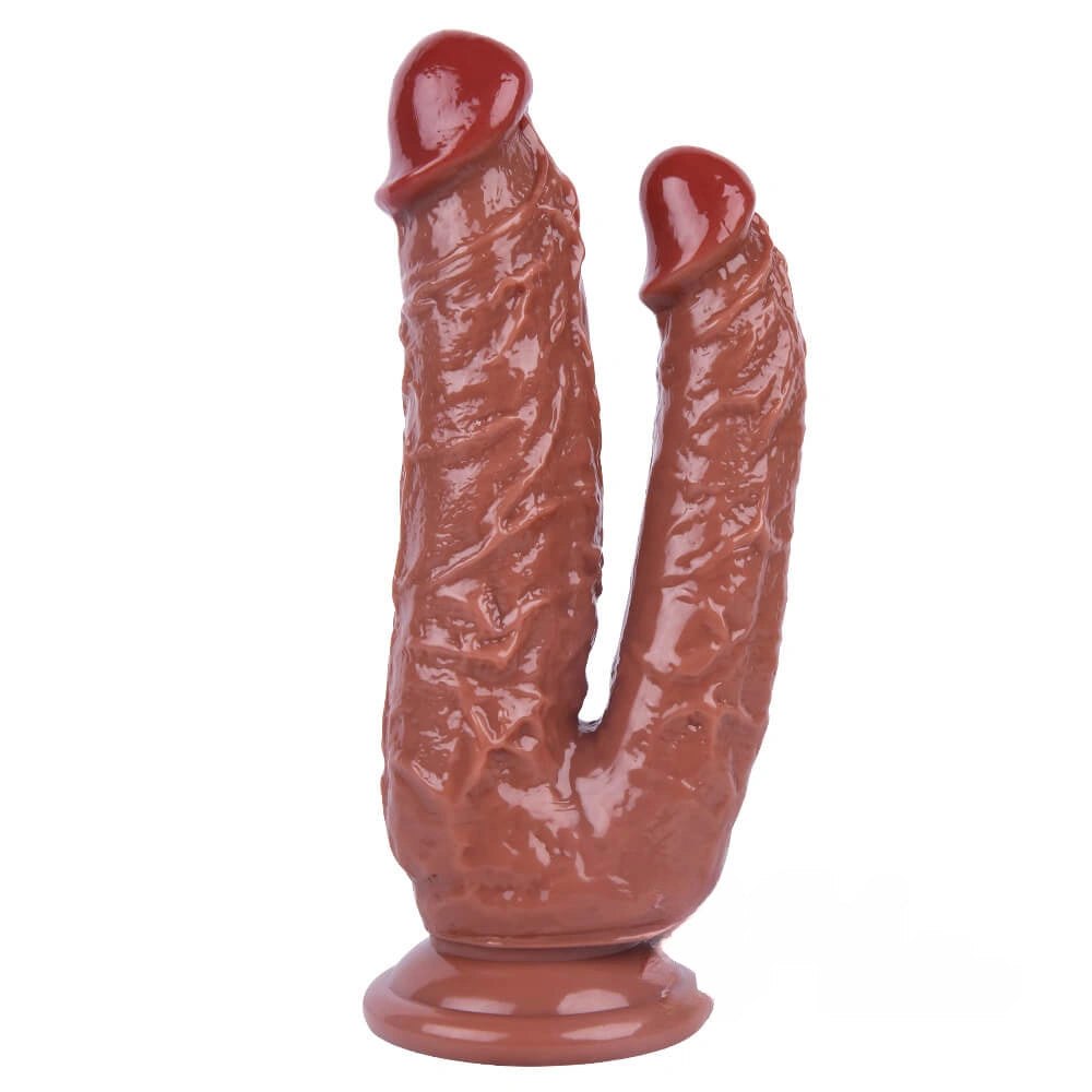 Dual Head Double Dildo 8 in - Realistic Double Ended Dildo