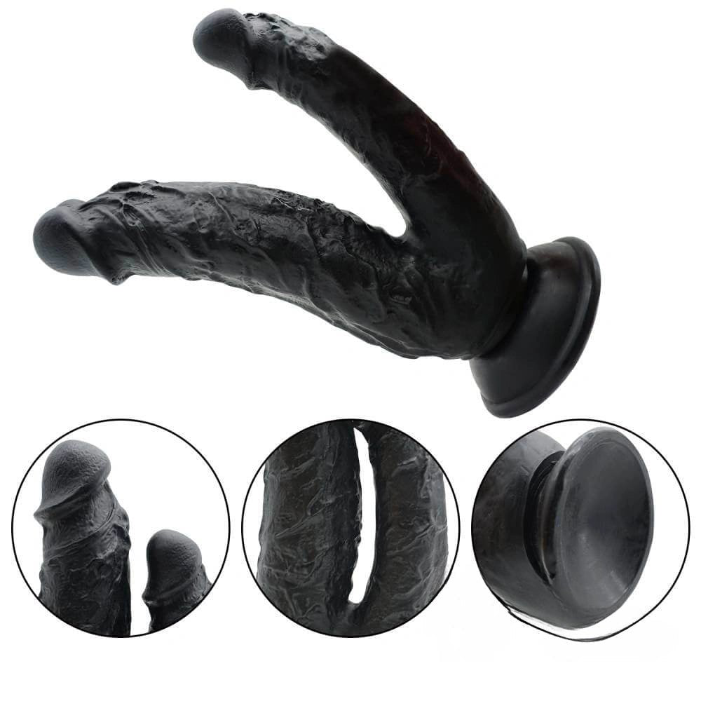 Dual Head Double Dildo 8 in - Realistic Double Ended Dildo