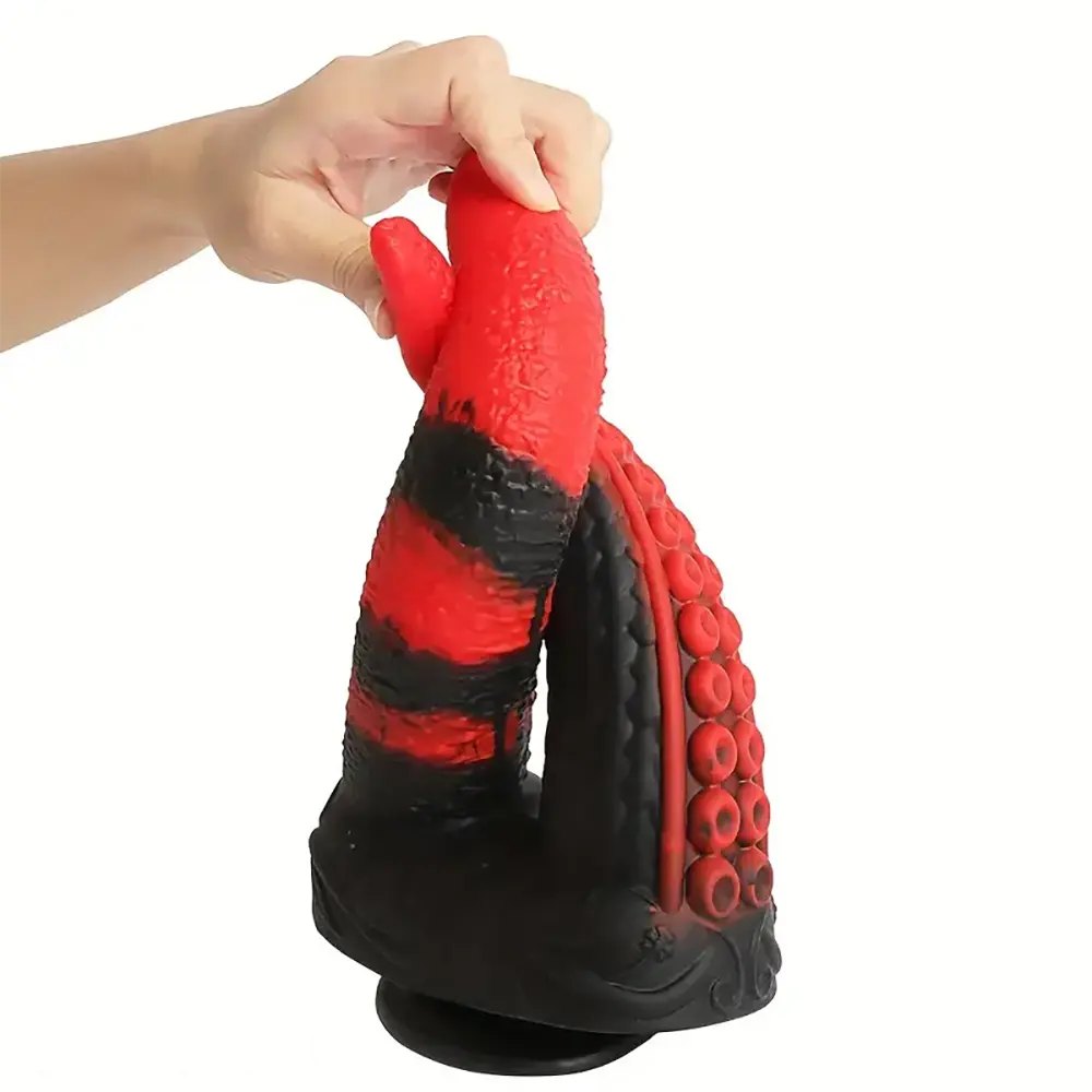 Dual Head Tentacle Fantasy Dildo - Silicone Dragon Dildo
