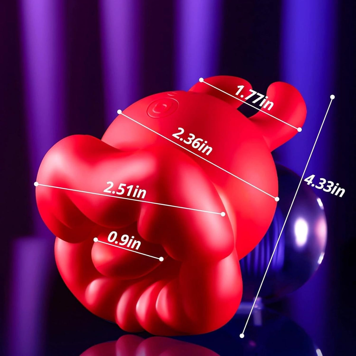 Dual Horn Tongue Licking Vibrator - Clit Stimulator Toy