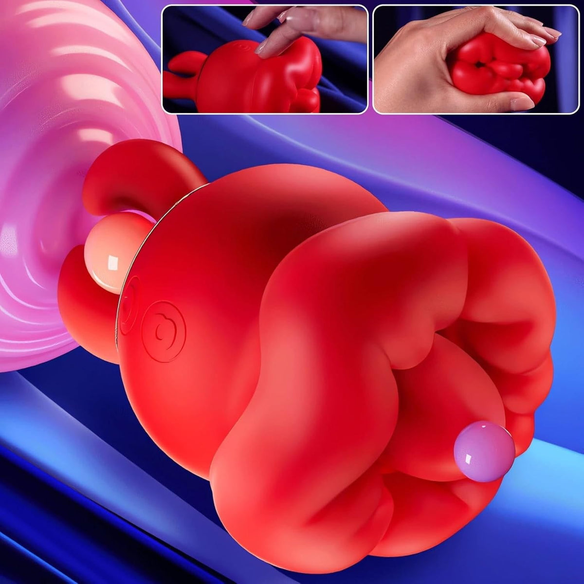 Dual Horn Tongue Licking Vibrator - Clit Stimulator Toy