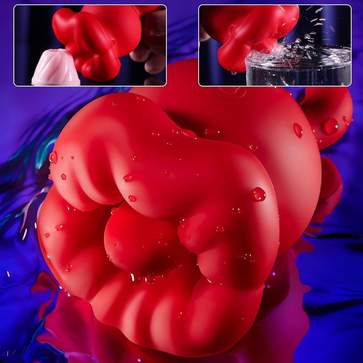 Dual Horn Tongue Licking Vibrator - Clit Stimulator Toy
