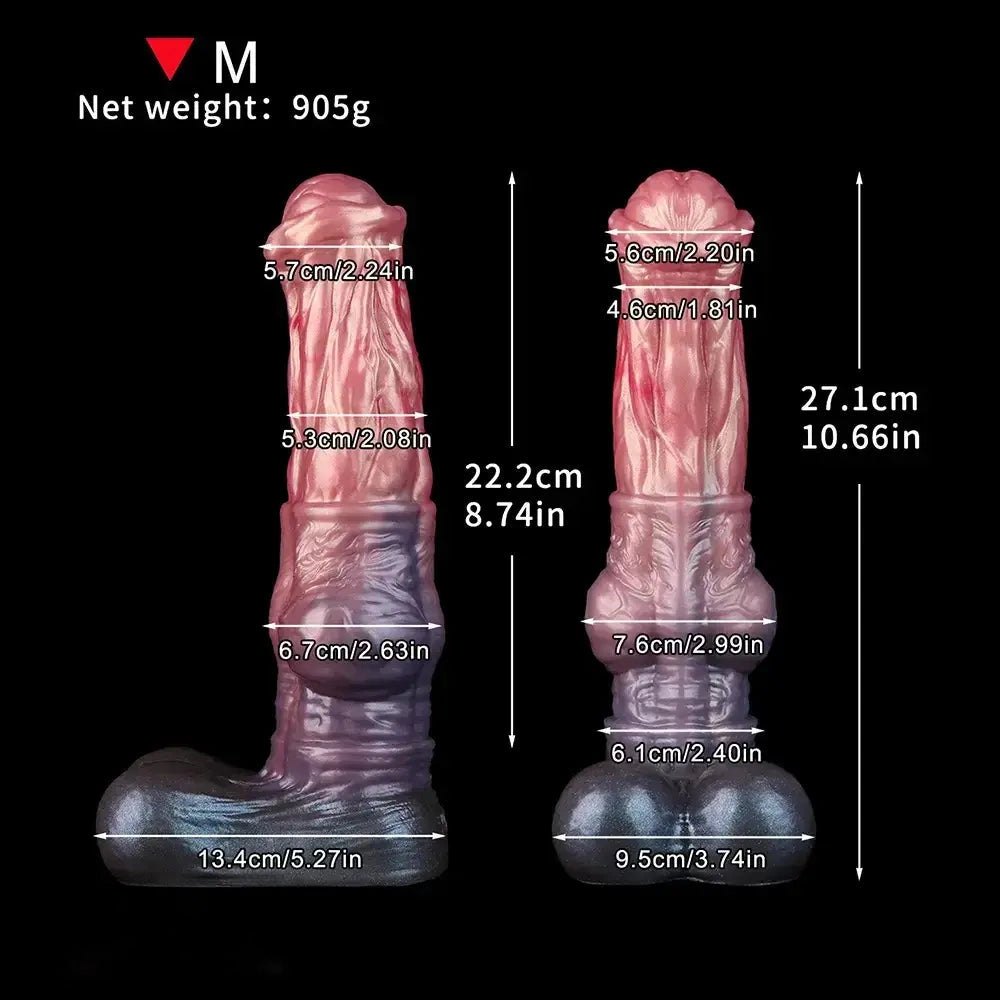 Dual Layer Horse Knot Dildo - Animal Knot Fantasy Dildo