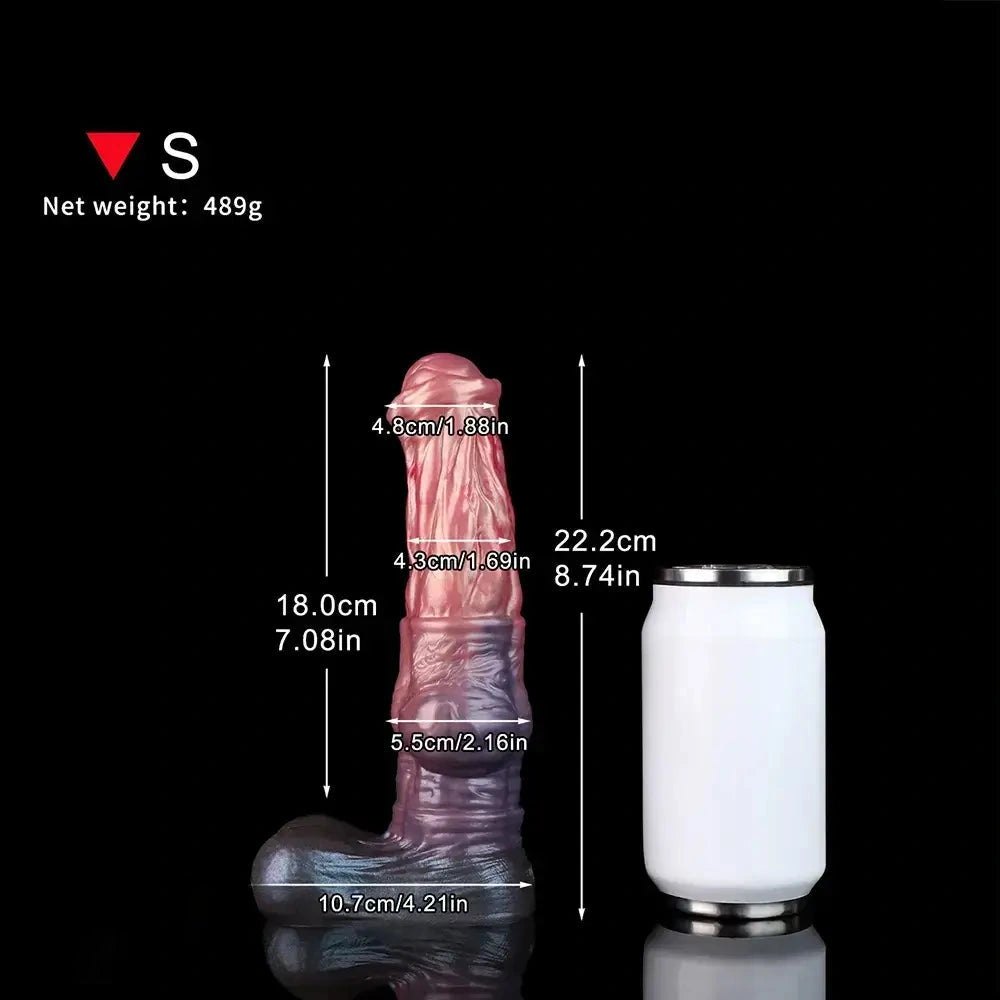 Dual Layer Horse Knot Dildo - Animal Knot Fantasy Dildo