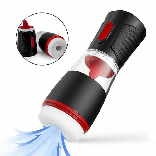 Dual Layer Stroker Cup - Male Masturbator with Tongue