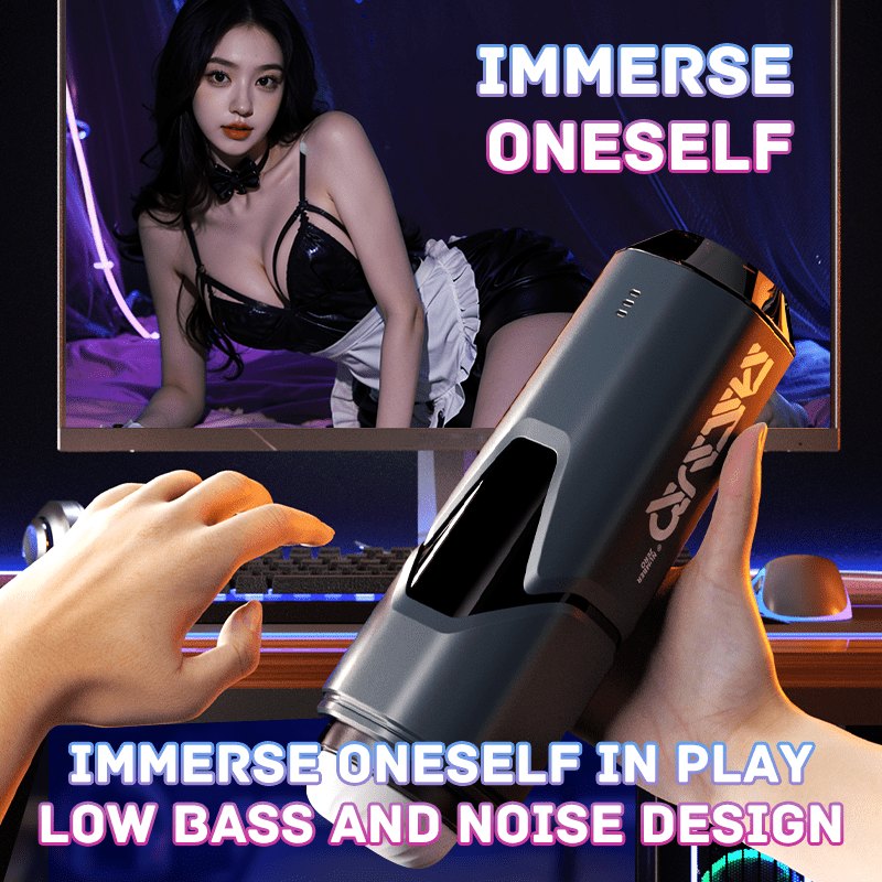Dual Motor Pinch Male Stroker - Male Masturbator Toy