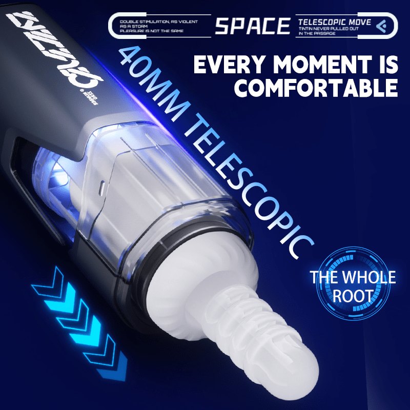 Dual Motor Pinch Male Stroker - Male Masturbator Toy