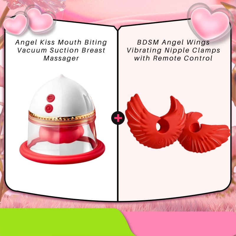 Dual Nibble Suction Nipple Massager - Nipple Suckers