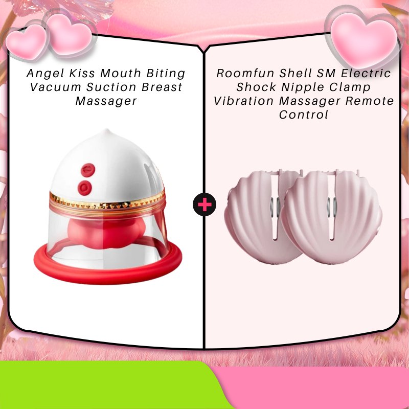 Dual Nibble Suction Nipple Massager - Nipple Suckers