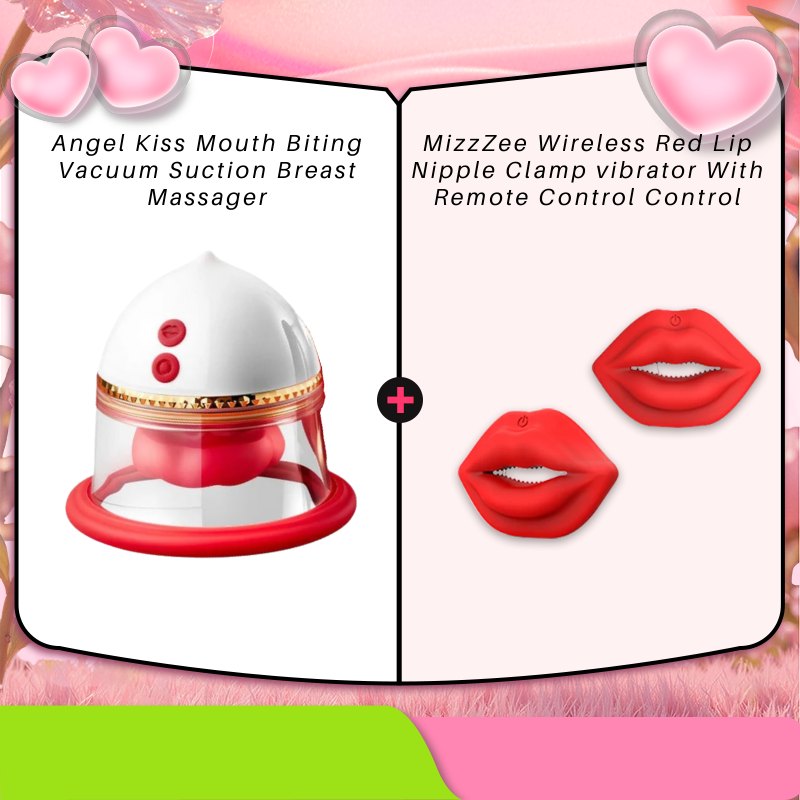 Dual Nibble Suction Nipple Massager - Nipple Suckers