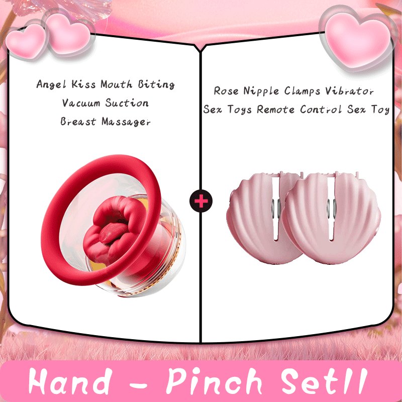 Dual Nibble Suction Nipple Massager - Nipple Suckers