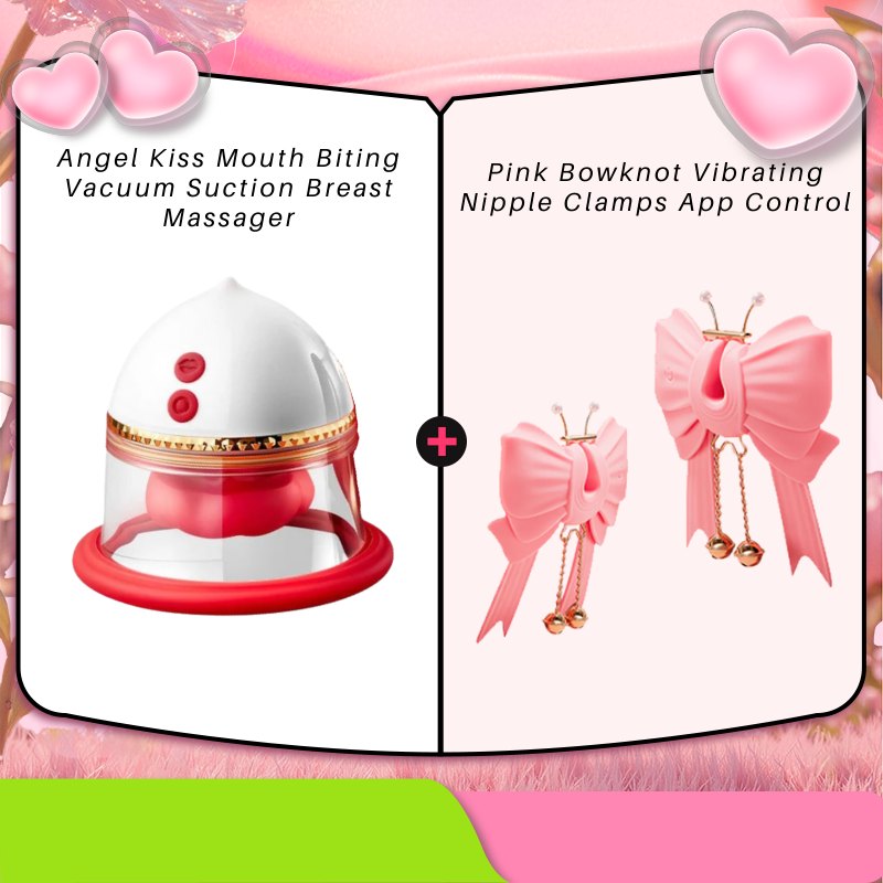 Dual Nibble Suction Nipple Massager - Nipple Suckers