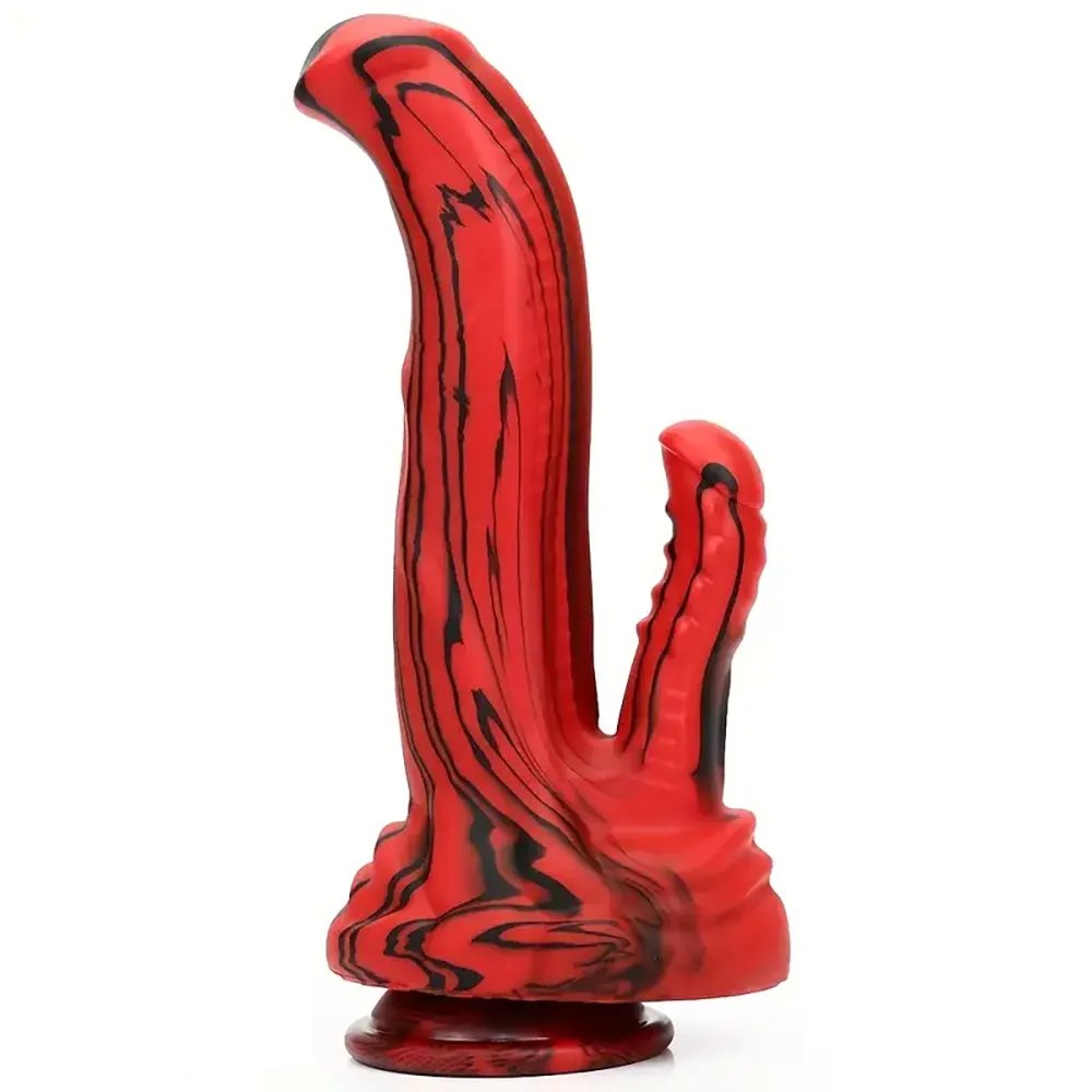 Dual Shaft Fantasy Riding Dildo - Monster Fantasy Dildo