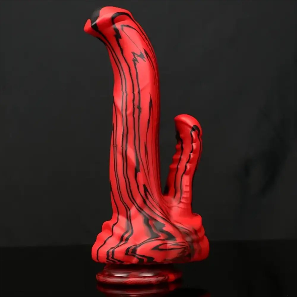 Dual Shaft Fantasy Riding Dildo - Monster Fantasy Dildo