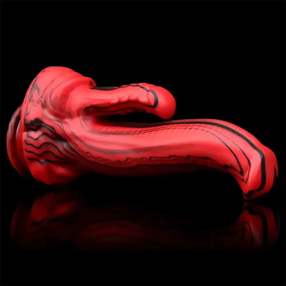 Dual Shaft Fantasy Riding Dildo - Monster Fantasy Dildo