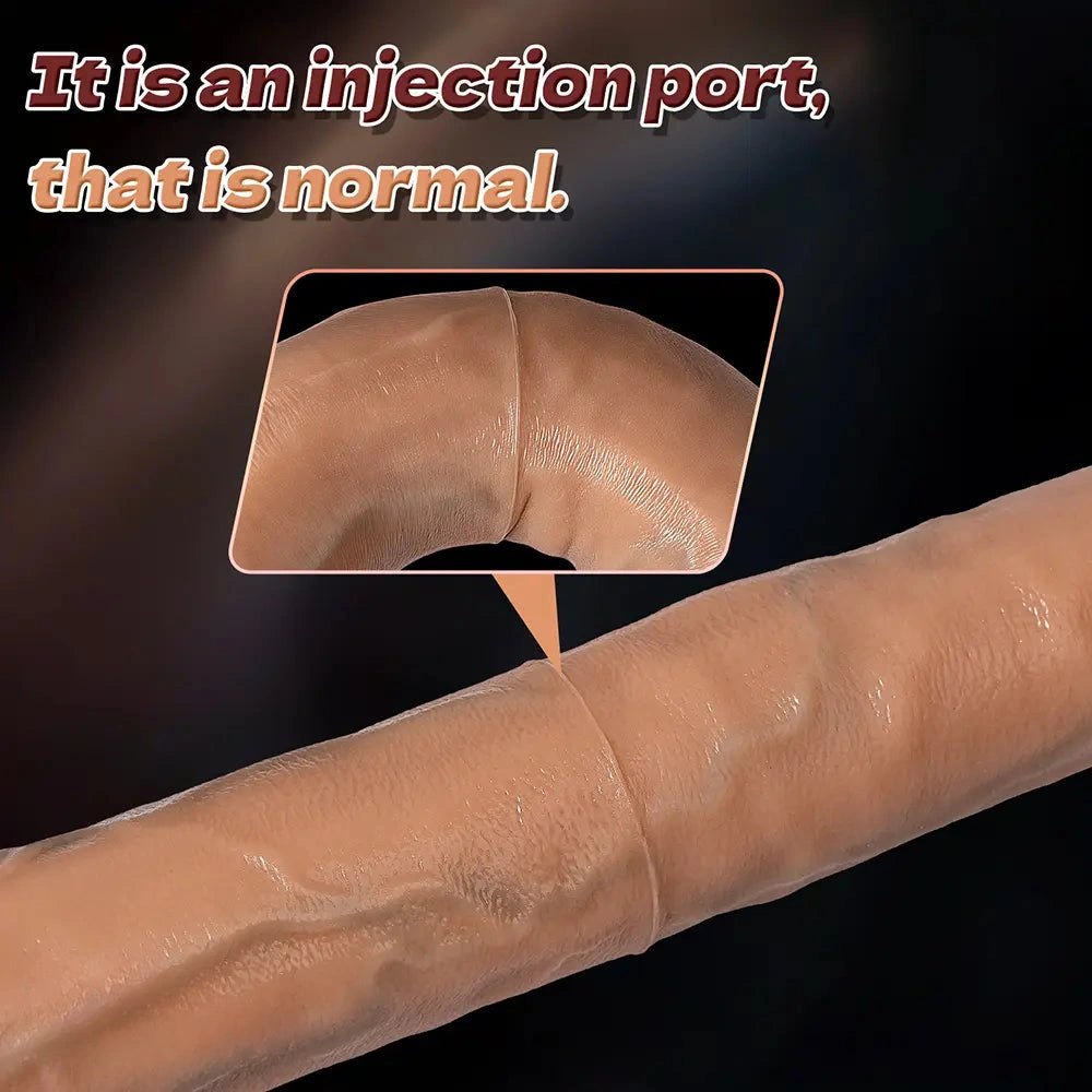 Dual Sided Silicone Dildo 18in - Strap On Harness Dildo