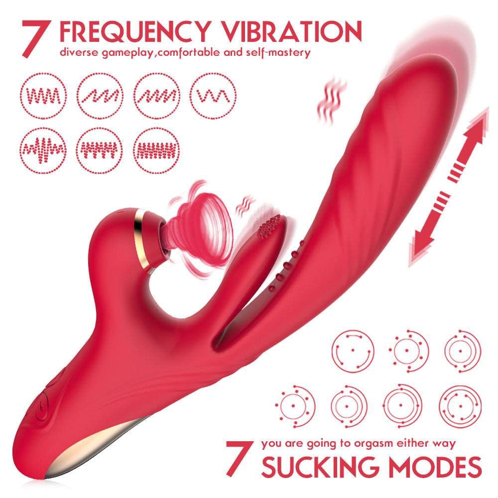 Dual Stim Clitoral Suction Vibrator - G-Spot Suction Toy
