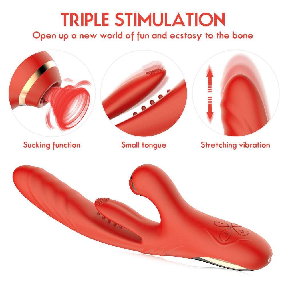 Dual Stim Clitoral Suction Vibrator - G-Spot Suction Toy