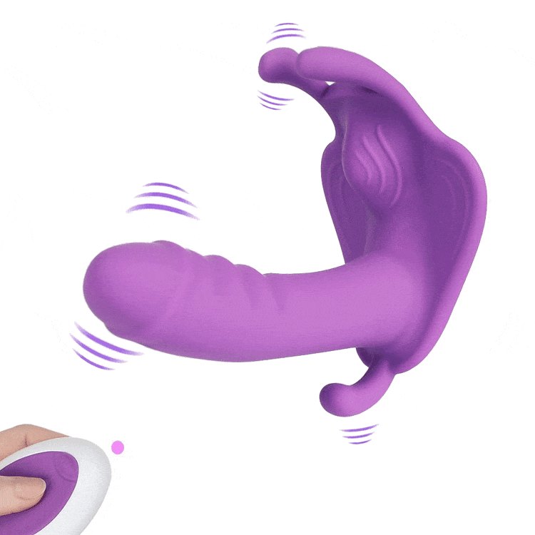 Dual Stim Wearable Panty Vibrator - Remote Wearable Vibe