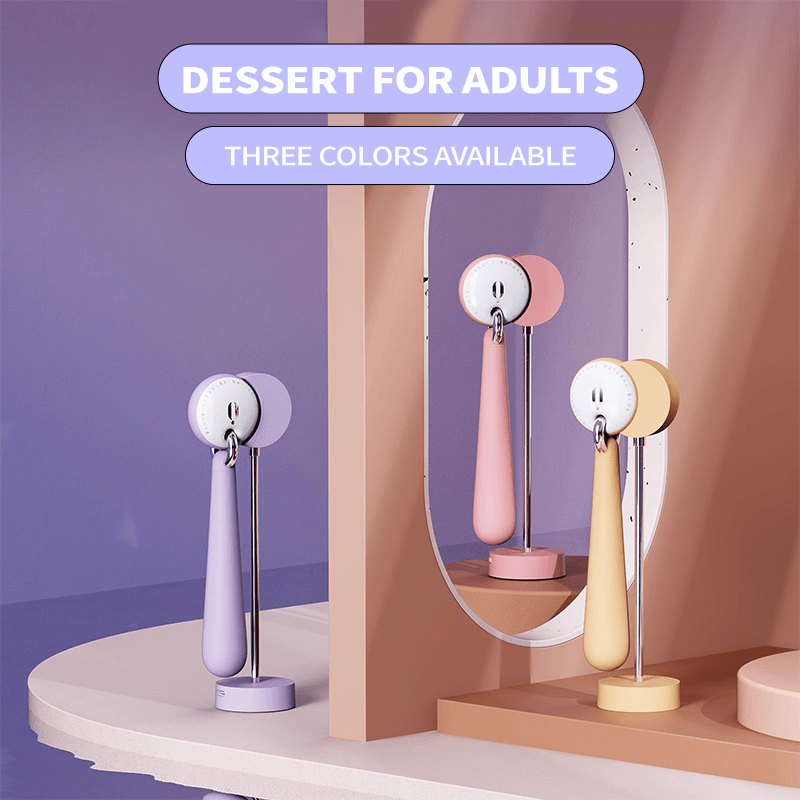 Dual-Stimulation Wand Massager - Silicone Wand Vibrator