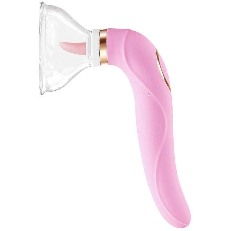 Dual Suction Clit and Nipple Vibrator - Clitoral Suction Vibrator