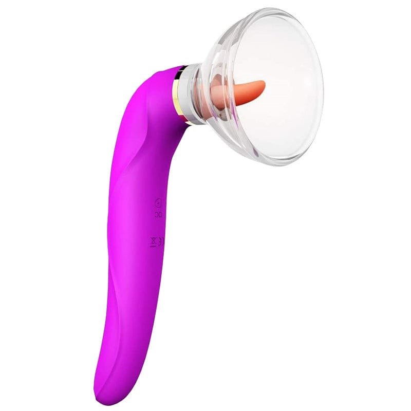 Dual Suction Clit and Nipple Vibrator - Clitoral Suction Vibrator
