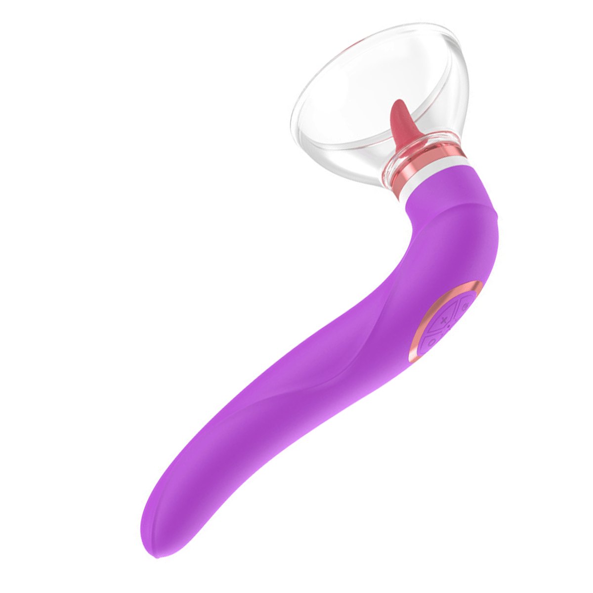 Clitoral Suction Tongue Vibrator - Dual Suction Clit Stimulator
