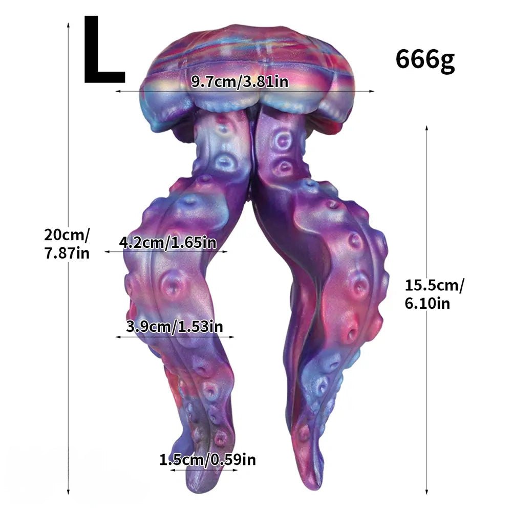 Dual Tentacle Fantasy Dildo - Silicone Monster Dildo