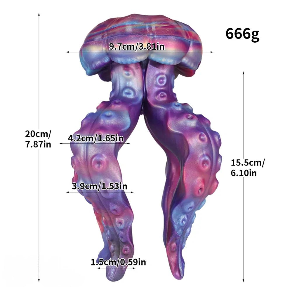 Dual Tentacle Fantasy Dildo - Silicone Monster Dildo