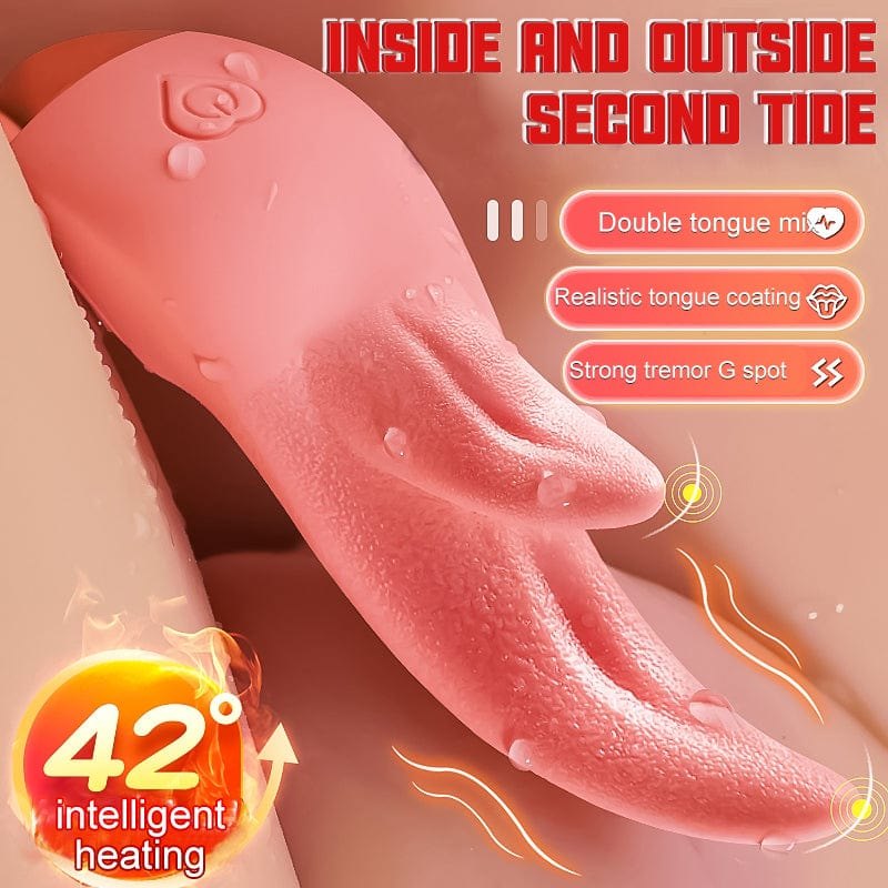 Dual Tongue Clit Stimulator - Clit Stimulator Toy